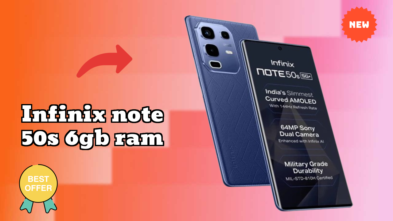 Infinix Note 50s 6GB RAM Processor Test: MediaTek Dimensity 7300 Ultimate Performance
