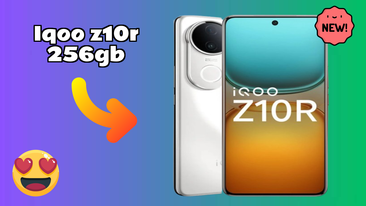 IQOO Z10R 256GB Display Technology: AMOLED Quality