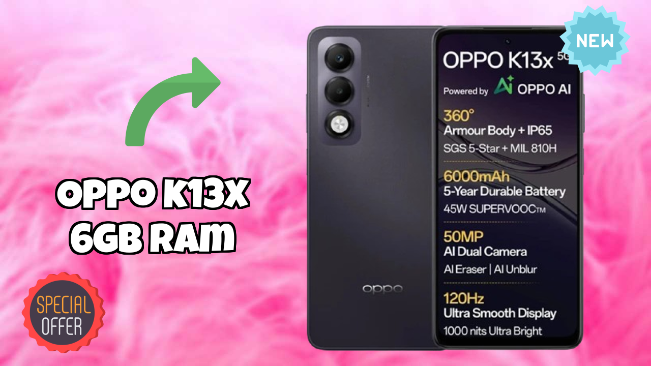 OPPO K13x 6GB RAM - Complete Unboxing & First Look Review
