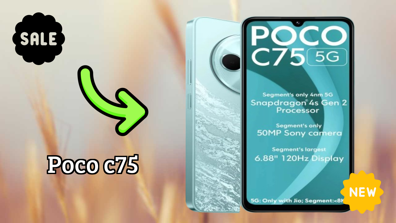 POCO C75 Battery Life: 5160 MAh How Long Lasts