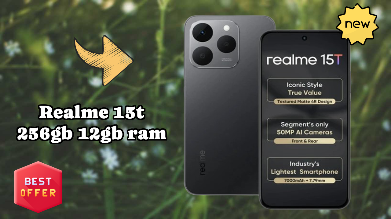 Realme 15T 256GB 12GB RAM at ₹24,499 - Complete Buying Guide