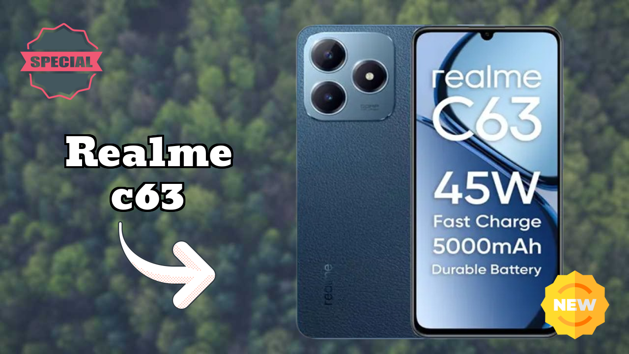 Realme C63 at ₹8,370 - Best Deal Available