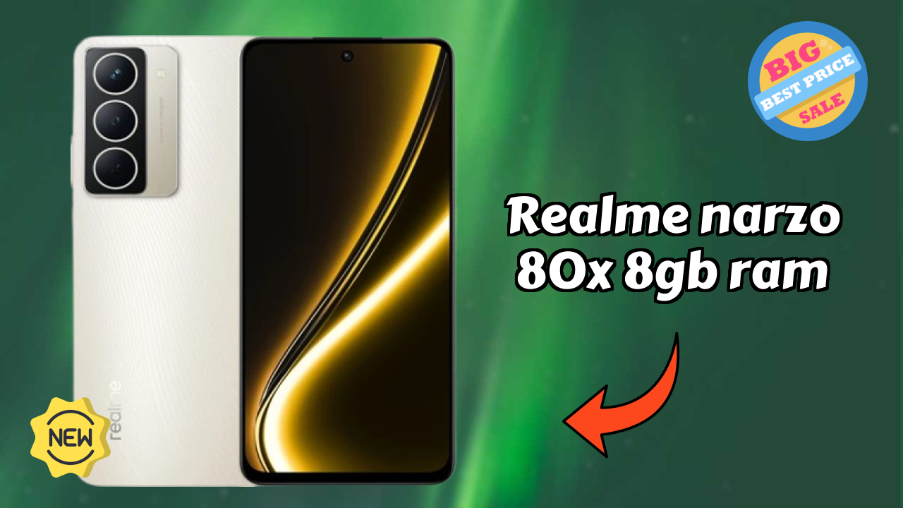 Realme Narzo 80X 8GB RAM Display Technology: IPS LCD Review