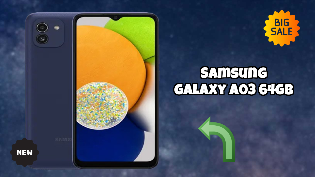 Samsung Galaxy A03 64GB Display Size: 6.5 Inches (16.51 Cm) Screen Test