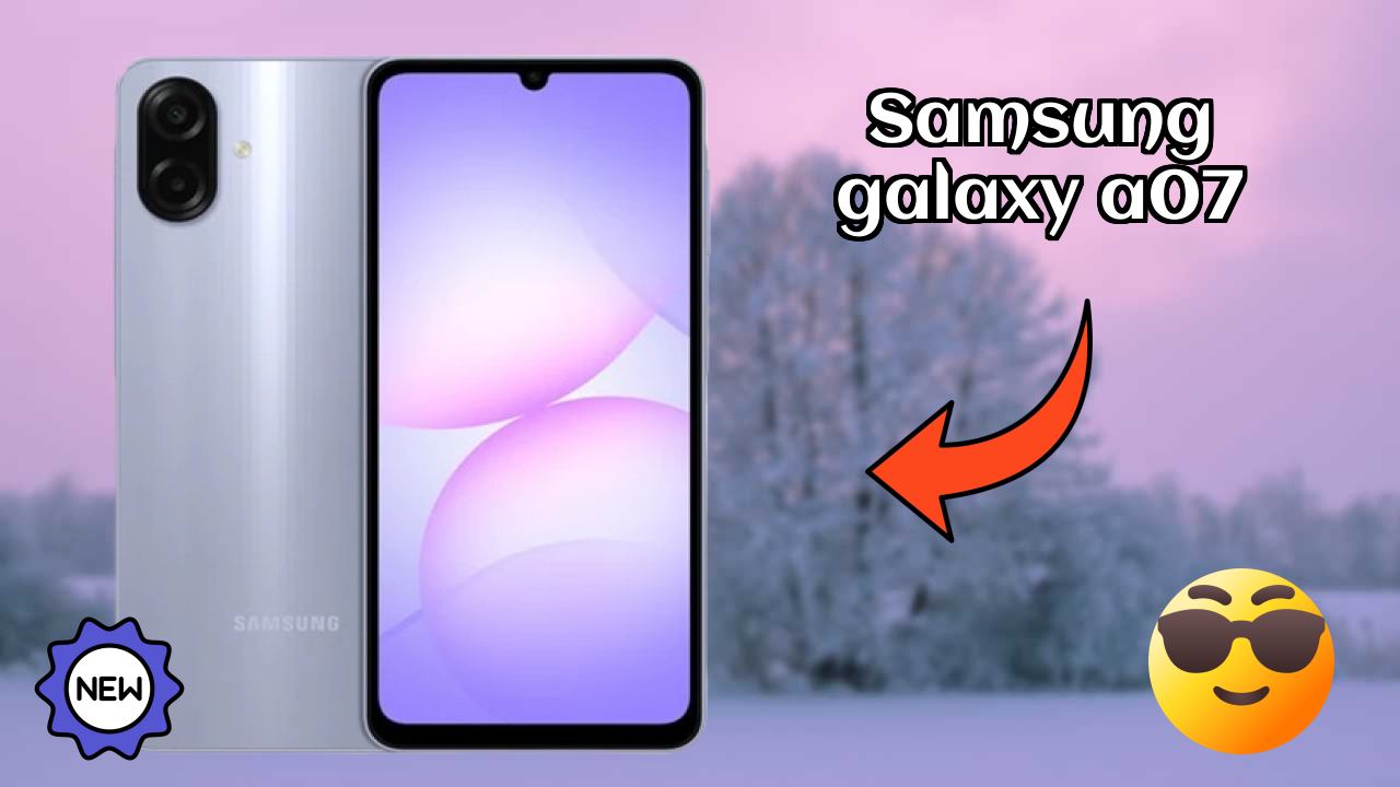 Samsung Galaxy A07 Camera Quality: 8 MP Front Camera Selfie Test