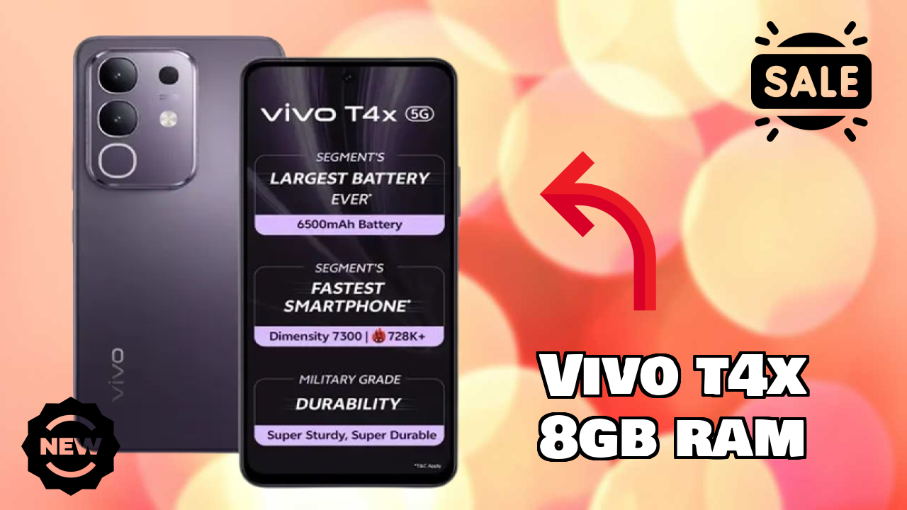 Vivo T4X 8GB RAM Gaming Test: MediaTek Dimensity 7300 Handles Top Games?